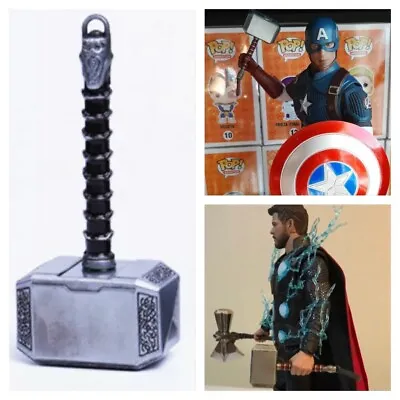 Buy 1/6 Scale Thor Hammer Mjolnir For Figure Captain America Marvel Metal Iron Man • 10.50£