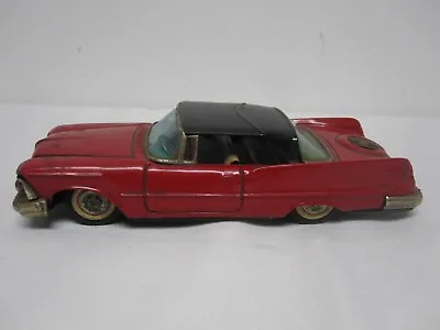 Buy Vintage Bandai Japan Red Black Chrysler Imperial Tin Friction Toy Car • 132.71£