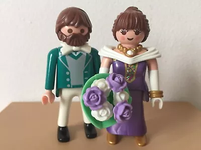 Buy Playmobil Victorian Mansion CUSTOM Couple In Jade/Purple Spring Outfits • 12.50£