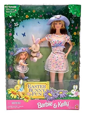 Buy 1998 Barbie Doll & Kelly (Shelly) Easter Bunny Fun Poison Set / Mattel 21720, NrfB • 92.58£
