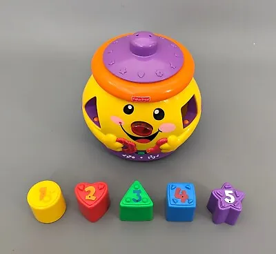Buy Fisher-Price  COOKIE JAR  Musical, Light-up, Shape Sorting Toy (LAUGH And LEARN) • 8.86£