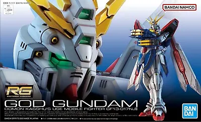 Buy Bandai RG 1/144 God Gundam Gunpla Plastic Model Kit Made In Japan • 29.99£