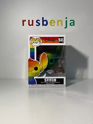 Buy Funko Pop! Disney Lilo & Stitch Pride Rainbow Stitch Diamond #1045 • 22.99£