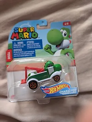 Buy Hot Wheels - Super Mario Character Cars - Yoshi FLJ26 • 8£