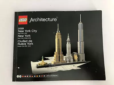 Buy Lego Architecture Booklet New York City 21028 • 4£