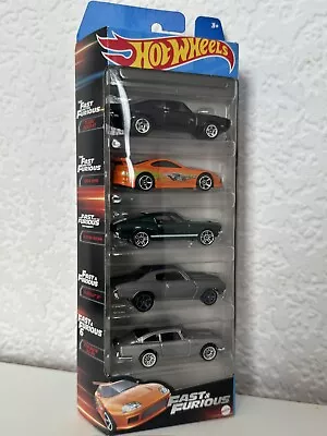 Buy Hot Wheels Fast And Furious 5 Pack 2023 With Toyota Supra HYL 70 New OVP • 21.75£