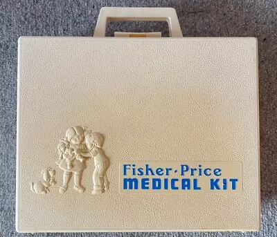 Buy 1977 Fisher Price Medical Case Kit Set Vintage Doctors Kids Kit • 5£