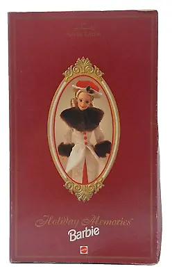Buy 1995 Holiday Memories Barbie Doll / Hallmark Special Edition, Mattel 14106, Original Packaging • 46.73£