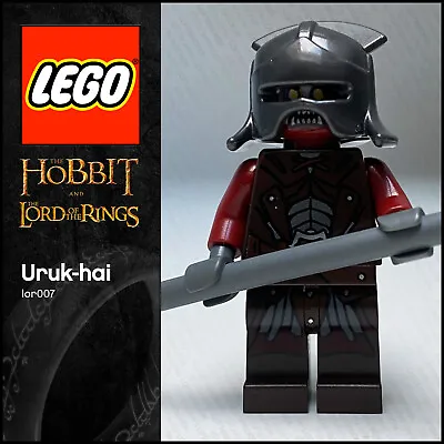 Buy GENUINE LEGO Hobbit Lord Of The Rings Minifigure Uruk-hai Lor007 9471 9474 9471 • 13.49£