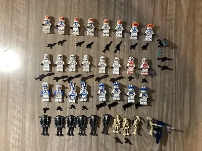 Buy LEGO Star Wars.Clone Troopers.75345,75359,75372. 24 Minifigures + Battle Droids • 12.50£
