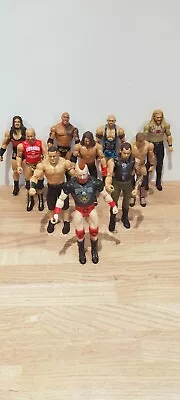 Buy Mattel WWE Wrestling Figures Bundle Of 10 • 55£