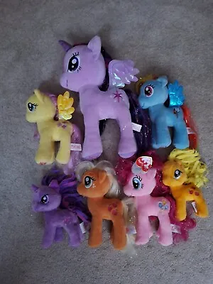Buy My Little Pony G4 Ty Plush Teddy Bundle. Twilight Sparkle. Fluttershy. Applejack • 28.50£