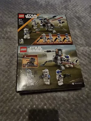 Buy 2x LEGO Star Wars: 501st Clone Troopers Battle Pack (75345) BRAND NEW SEALED • 31£