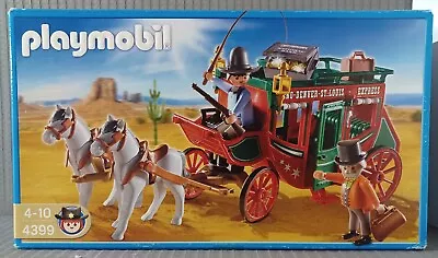Buy Playmobil 4399 Western Stagecoach Boxed Set 100% Complete. • 19.99£