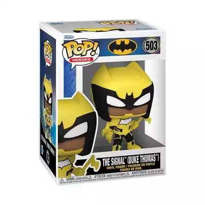Buy PREORDER #503 The Signal Duke Thomas DC Batman War Zone Funko POP Genuine New • 24.99£