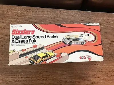 Buy Rare Mattel Sizzlers Dual-Lane Speed Brake & Esses Pak In Box 1969 • 285.40£