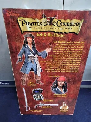 Buy Pirates Of The Caribbean Jack Sparrow Talking 18  Disney NECA 2004 New • 110£