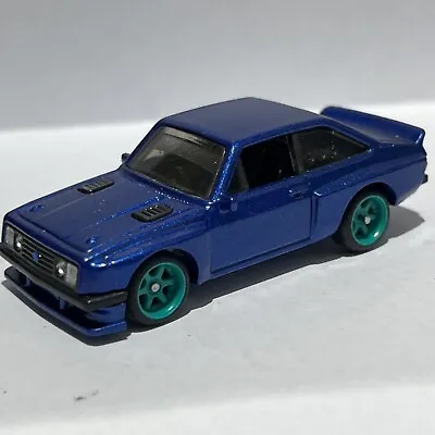 Buy Hot Wheels Ford Escort Rs2000 X-pack Blue Custom With Real Riders Wheel Swap • 14.99£