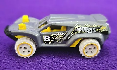 Buy Hot Wheels 2013 Land Crusher Gray With White Wheels  Mattel Made In Thailand • 6.99£