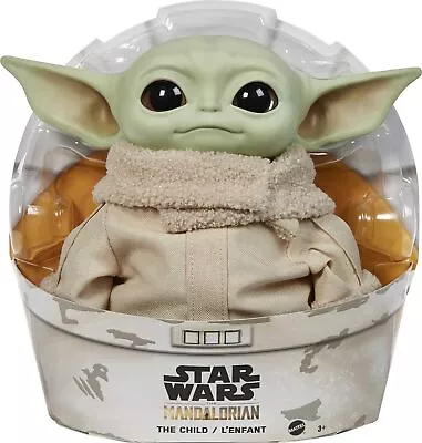Buy Star Wars Grogu Plush Toy, 11-in The Child From The Mandalorian, Collectible Stu • 28.04£