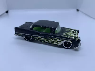Buy Hot Wheels - ‘55 Chevrolet Bel Air Black - Diecast Collectible - 1:64 - USED • 3.25£
