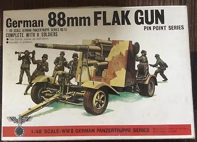 Buy Bandai German 88mm Flak Gun Military Armour Model Kit • 32£