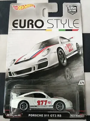 Buy Hot Wheels Premium Car Culture Euro Style Porsche 911 GT3 RS Read Description  • 24.99£