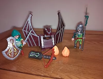 Buy Playmobil Knights Dragon Catapult With Two Knights (4840) • 4.50£
