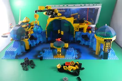 Buy Vintage Aqua Zone Lego  Aquanaughts 6195 Neptune Discovery Lab Instructions Rare • 74.99£