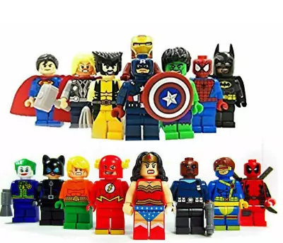 Buy Marvel Avengers Super Heroes 16Pcs Mini Figures Dc Set Fit Lego • 11£