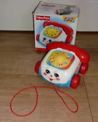 Buy Fisher Price Chatter Telephone Pull Along Toy With Moving Eyes In Original Box • 6£