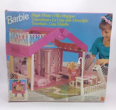 Buy Barbie Dream House House Magic House 1545 Suitcase Vintage Original Packaging Inlay And Instructions • 172.65£