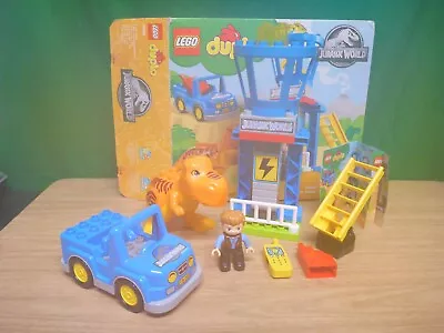 Buy LEGO Duplo T-Rex Tower Jurassic World 10880 *Complete* • 14.99£