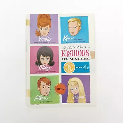 Buy 1963 Barbie Booklet Book 4 Vintage Ken Allan Midge Skipper (V1) • 14.90£