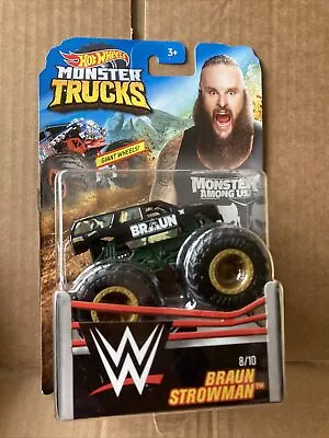 Buy HOT WHEELS DIECAST - Monster Trucks WWE - Braun Strowman - Damaged Box • 0.99£