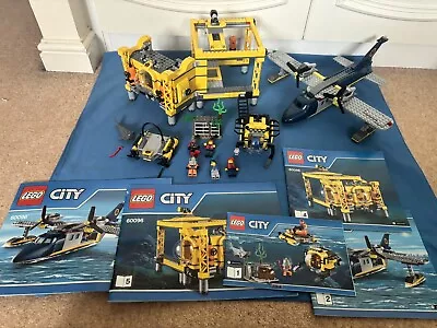 Buy LEGO CITY: Deep Sea Operation Base (60096) 100% Complete With Instructions • 45£