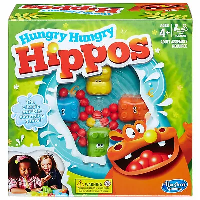 Buy Hungry Hungry Hippos Hour Of Fun Kids Family Traditional Game Xmas Gift For Kids • 28.95£