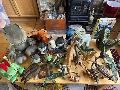 Buy Jurassic World Toy Bundle Including Indominus Rex, T-Rex And Raptors. • 39.50£