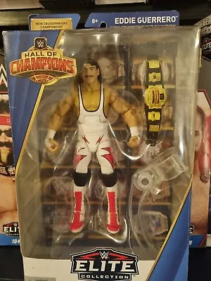 Buy WWE Eddie Guerrero Hall Of Champions Mattel Elite Wrestling Figure Boxed Fame • 59.99£