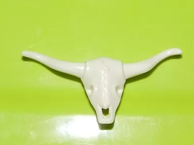 Buy PLAYMOBIL WESTERN INDIAN COWBOY Cowhead Bison Skull White • 1.54£