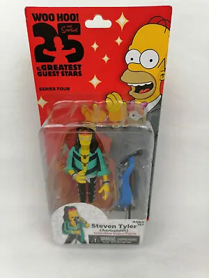 Buy The Simpsons Greatest Guest Stars Series 4 Steven Tyler Aerosmith Figure • 47.99£