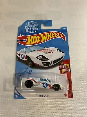 Buy Ford GT40 Gumball Rally Long Card Hot Wheels Then And Now • 4.99£