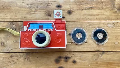 Buy Fisher Price Childs Toy Camera 2 Changeable Picture Discs Retro Viewer Vintage • 11.99£
