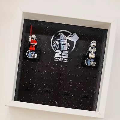 Buy Display Frame Case For Lego 25th Star Wars Anniversary Minifigures 27cm • 27.99£