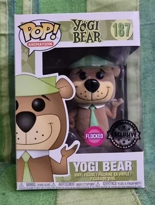 Buy Funko Pop Yogi Bear Flocked Exclusive 187 • 51.39£