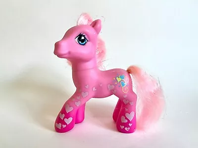 Buy My Little Pony MLP G3 Valentine Pinkie Pie 2008 Pink Hearts Tinsel Cascading • 10.99£