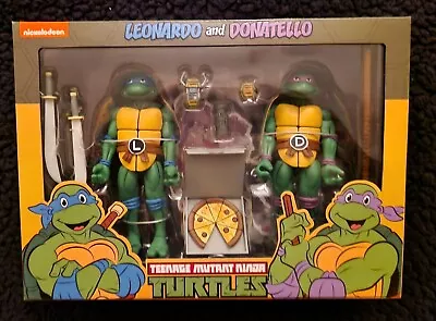 Buy NECA TMNT Leonardo And Donatello Figure Set • 120£