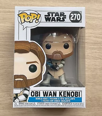 Buy Funko Pop Star Wars Obi-Wan Kenobi #270 + Free Protector • 29.99£
