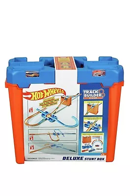 Buy Hot Wheels Track Builder Deluxe Stunt Box With Two Vehicles • 70£