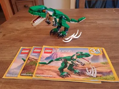 Buy Lego Creator Mighty Dinosaurs 31058 100% Complete + Instructions!!!!!! • 5£